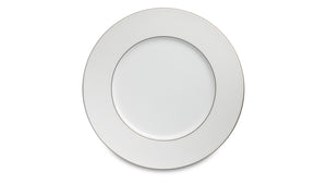 NARUMI Plate Flat Rim 27 cm Caviar White, Porcelain, White