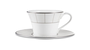 NARUMI Tea Cup and Saucer 270 ml Splendor, Porcelain, White
