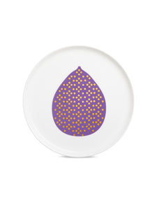 Dinner plate Magic Fruit Purple Figs 26 cm, fine bone china