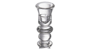 DECOR DE TABLE Taper glass candle holder 23 cm Glass Clear