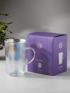 DECOR DE TABLE Mug with double walls 350 ml Lustre Glass Clear