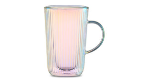 DECOR DE TABLE Mug with double walls 350 ml Lustre Glass Clear