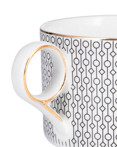 MIX&MATCH HOME Tea Set Vola Set of 3 For 1 Person Porcelain White