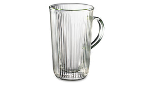 DECOR DE TABLE Mug with double walls, lid and strainer 450 ml Mon matin Glass Clear