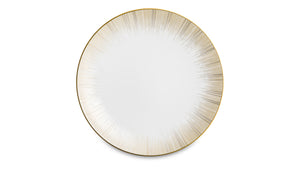 NARUMI Plates "Glowing Gold" Collection - 16cm Porcelain Dinnerware Plate
