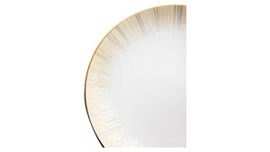 NARUMI Plates "Glowing Gold" Collection - 16cm Porcelain Dinnerware Plate