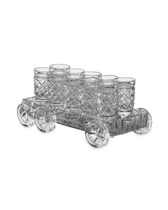 All-in-one Decanter Shot Glass Set "Locomotive"