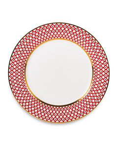 Snack plate IFZ Azur Standard2, 20 cm, with gold, bone china