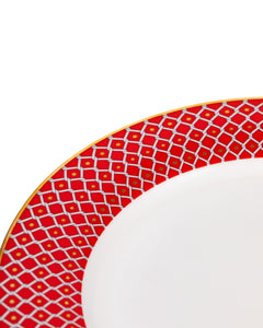 The Imperial Porcelain Factory, Flat Plate Scarlet 1, 27 cm