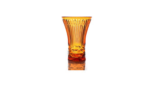Flower vase GKHZ Imperial Ivan Kupala 27 cm, crystal, amber