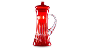Crystal carafe with stopper, red,Volume, ml 800 Height, мм 23