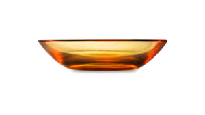 Glass with a saucer GHZ Armud, crystal, amber