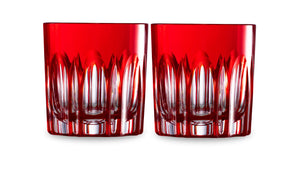 Whisky set for two, red
