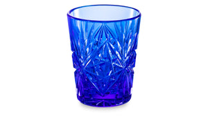 Glass for water GHZ Gift 190 ml, cornflower blue, crystal