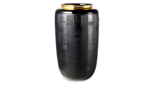 VISTA ALEGRE Vase 20,5 cm Jet Black Glass Black