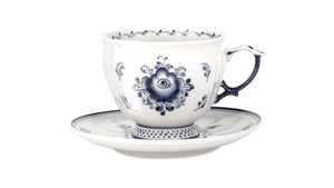 Tea cup with saucer Gzhel Liza rose 380 ml,porcelain