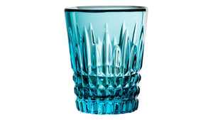 Glass GHZ Gift 190 ml, crystal, turquoise