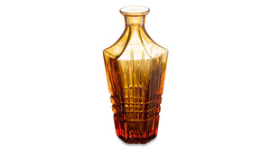 Crystal Decanter, "Honey Feast", amber