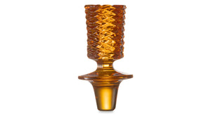 Crystal Decanter, "Honey Feast", amber