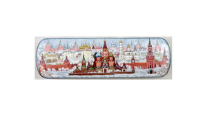 Casket Moscow 20x6 cm,papier-mache