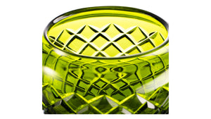 GOOSE CRYSTAL Candy Bowl d 13,5 h 29,1 cm Lubava Shape Crystal Green