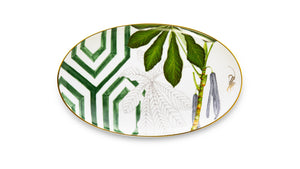 VISTA ALEGRE Oval Dish 29х18 cm Amazonia Porcelain Multicolor