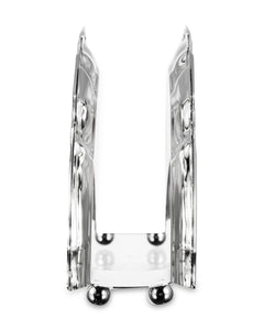 QUEEN ANNE Napkin Holder 17 cm Chippendale, Stainless Steel, Silver-Plated