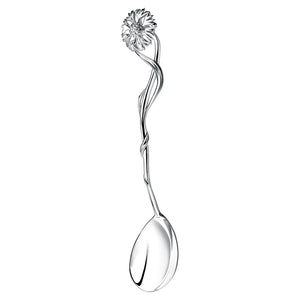 Set of ARGENTA tea spoons Flowers of Russia, 6pcs, 925 silver