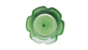 BORDALLO PINHEIRO Dinner Plate 26,5 cm Cabbage Haindpainted Ceramics Green and white