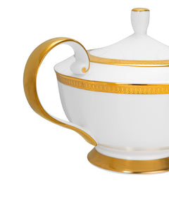 طقم شاي نارومي «بيمبروك» مكون من 21 قطعة لـ 6 أشخاص ، بورسلين ، أبيض