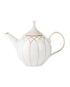 VISTA ALEGRE Tea Set Terrace of 21 items For 6 Persons, Porcelain, White