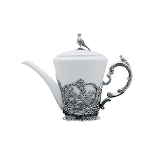 ARGENTA Royal Hunt tea set (creamer, sugar bowl, teapot), 3 items, silver